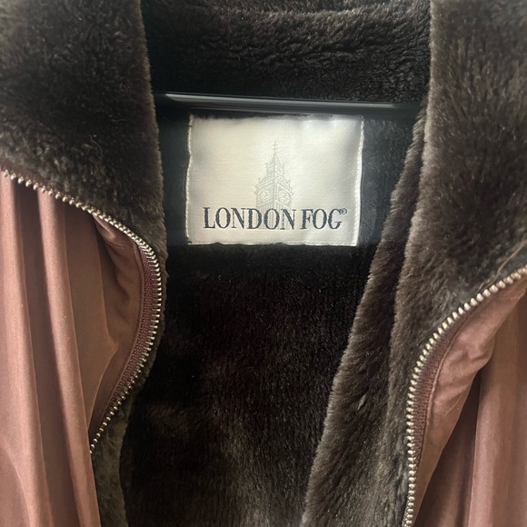 London Fog Chocolate Brown Utility Jacket - Picture 2 of 6